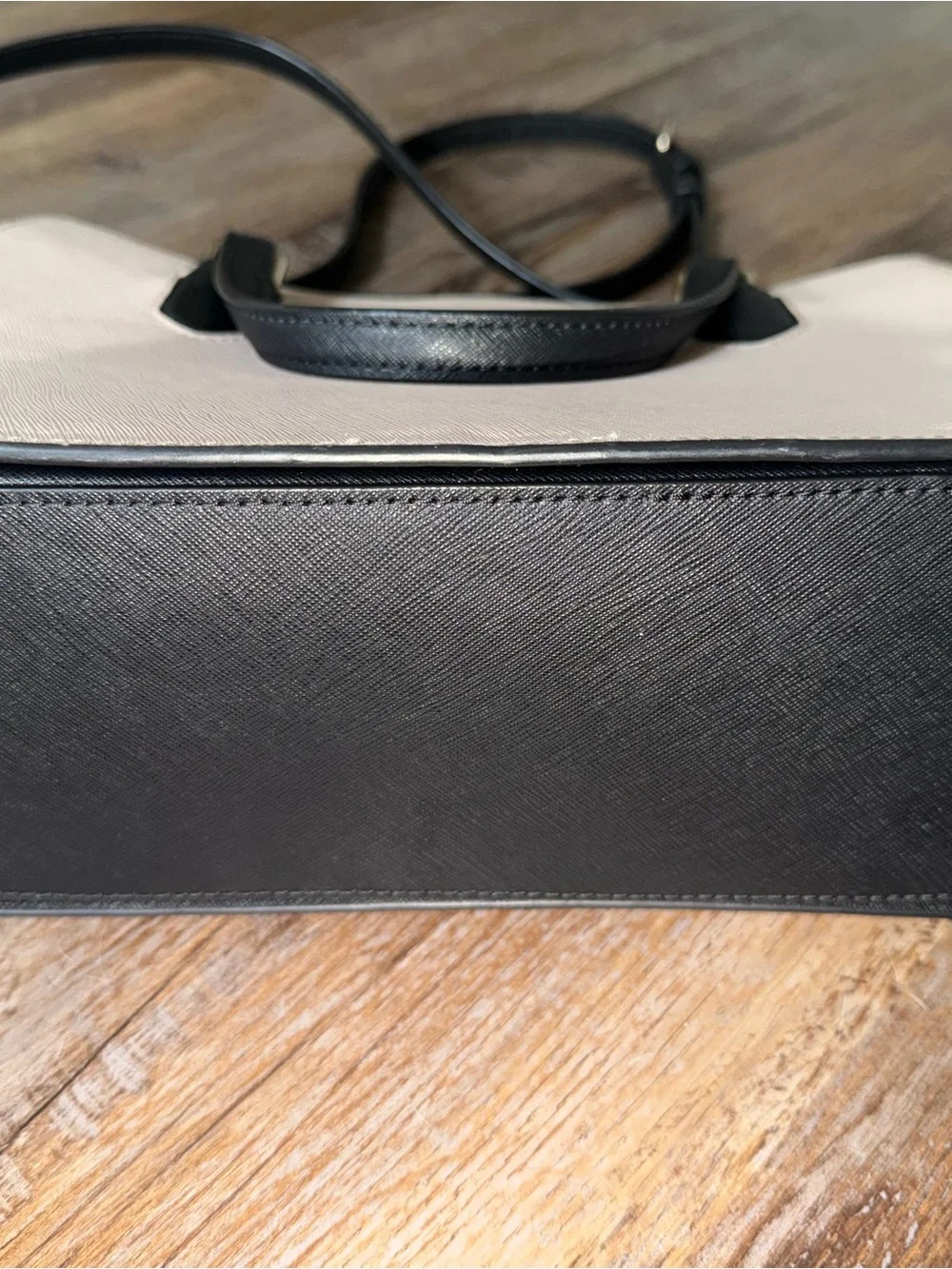 kate spade Blush and Black Satchel with Crossbody Strap